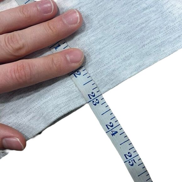 Mizzen + Main Gray Heather Quarter Zip Sweater L - Picture 3 of 5